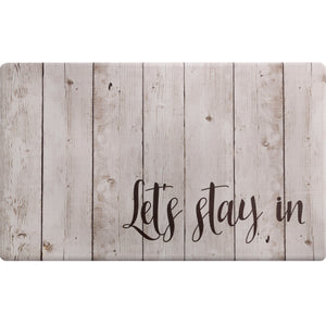 20"x36" Feel at Ease Anti-Fatigue Kitchen Mat (Lets Stay In)