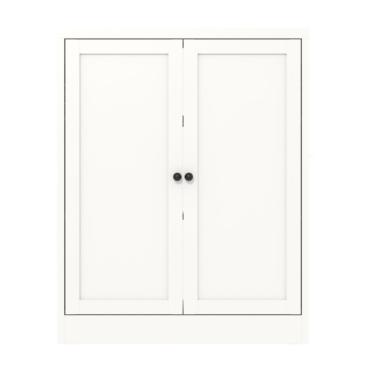 Pantry Cabinet With Adjustable Shelves Freestanding Kitchen Storage Organizer - White