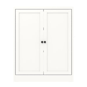 Pantry Cabinet With Adjustable Shelves Freestanding Kitchen Storage Organizer - White