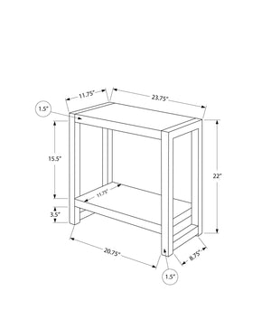 Accent Side Table, Narrow, Small, 2 Tier, Contemporary And Modern - Best Buy Furniture
