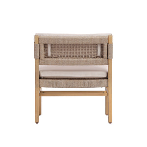 OMI Lounge Chair Acacia and Rope
