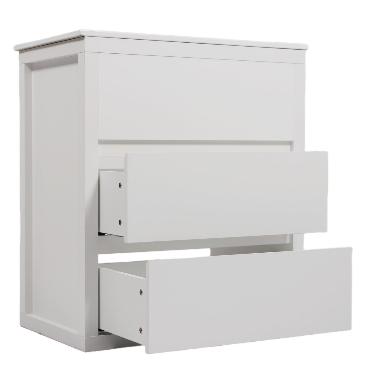 Double Sinks Bathroom Vanity Set With 2 Ceramic Basins