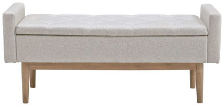 Briarson - Storage Bench - Beige / Brown - Best Buy Furniture