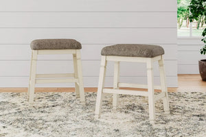 Bolanburg - Upholstered Stool (Set of 2) - Beige