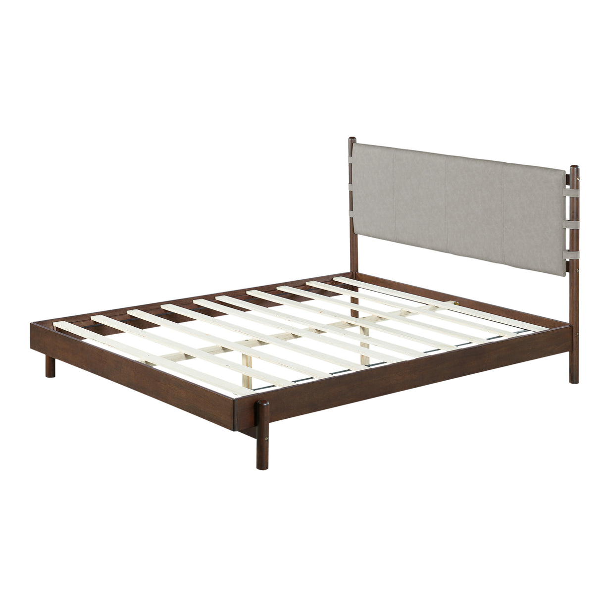 Premium Rubber Wood Platform Bed Frame