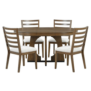 Round Dining Table Set For 4 With Chairs