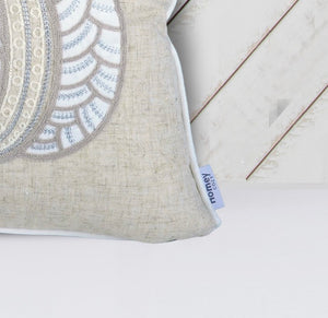 Lace Embroidered Pumpkin Throw Pillow – Set of 2