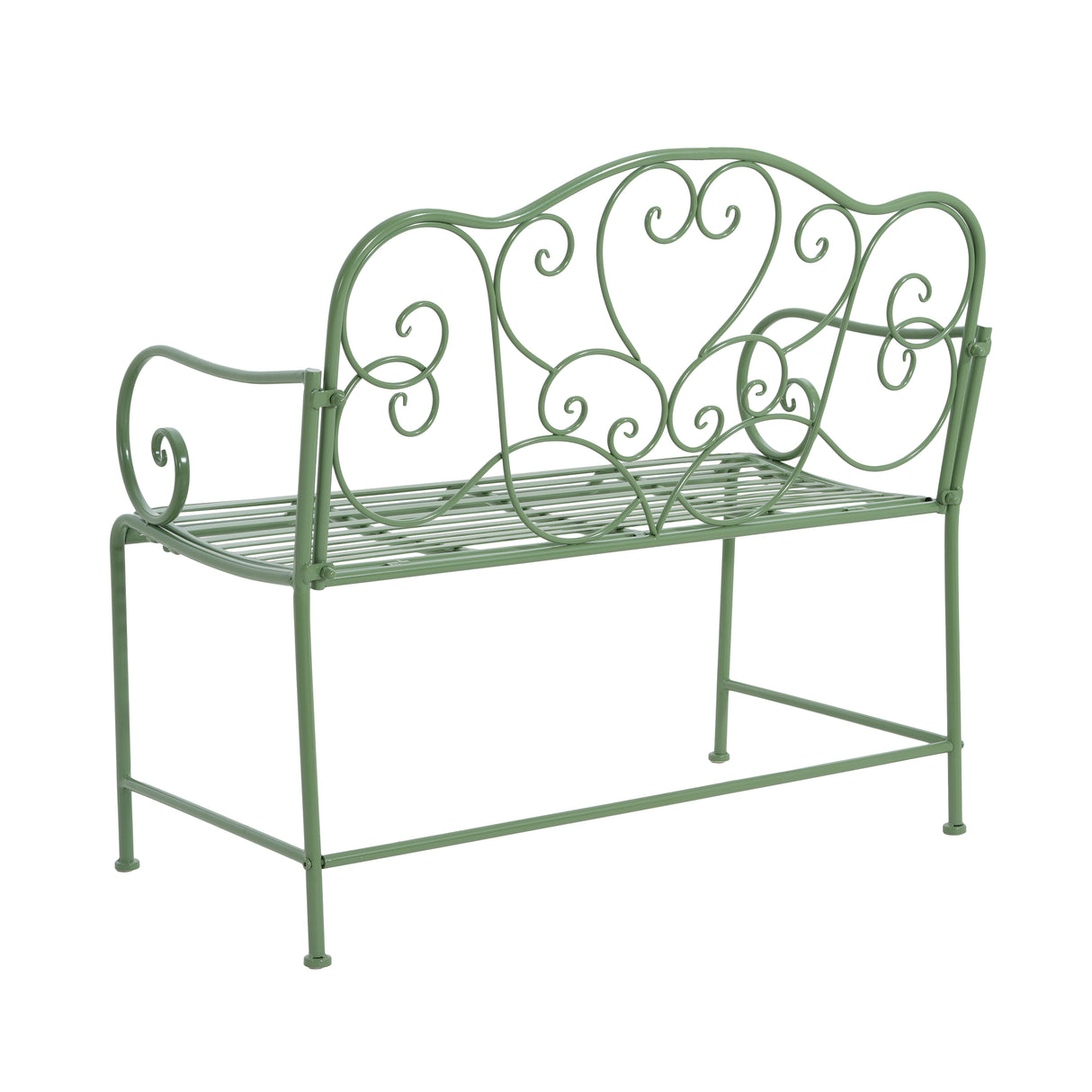 Sunnydaze Outdoor Garden Bench - Green