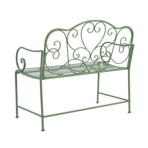 Sunnydaze Outdoor Garden Bench - Green
