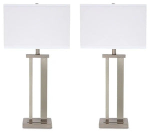 Aniela - Metal Table Lamp Set - Best Buy Furniture