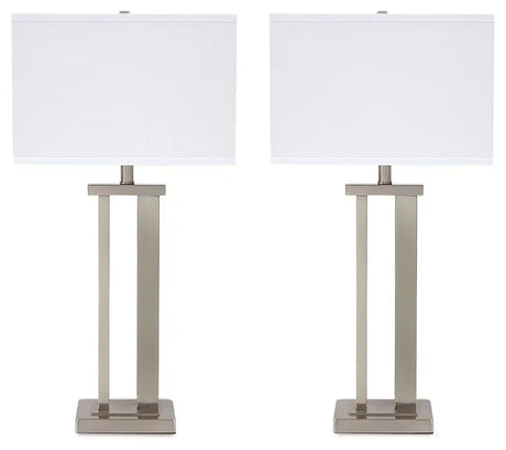 Aniela - Metal Table Lamp Set - Best Buy Furniture