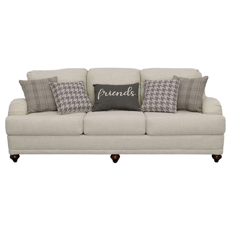Anderson - 2 Piece Cushion Back Living Room Set - Gray