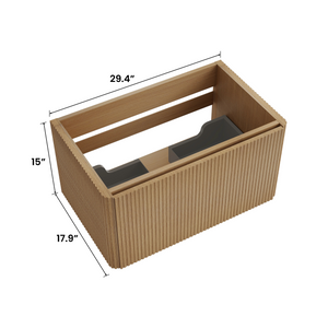 Etna 30" Striped Bathroom Vanity