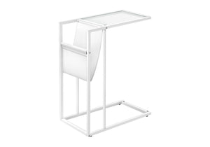 Accent Table, C - Shaped, Contemporary And Modern - White - Best Buy Furniture
