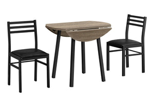 3 Pieces Dining Table Set, Small, Drop Leaf, Contemporary & Modern - Best Buy Furniture
