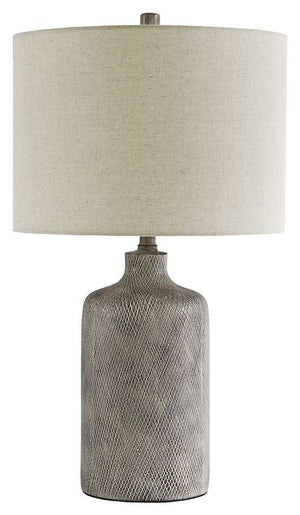 Linus - Ceramic Table Lamp - Antique Black - Best Buy Furniture