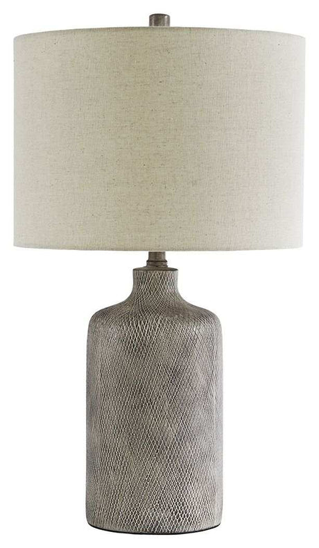 Linus - Ceramic Table Lamp - Antique Black - Best Buy Furniture