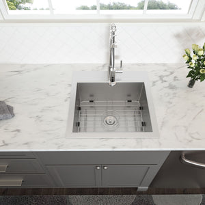 Stainless Steel Drop In Kitchen Sink, Topmount
