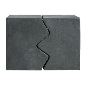 Rectangular Outdoor Indoor Accent Side Table (Set of 2)