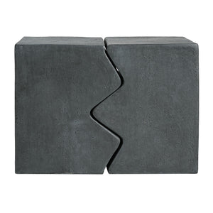 Rectangular Outdoor Indoor Accent Side Table (Set of 2)