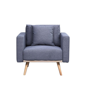 Easton - Fabric Living Room Set With USB Charging Ports Pockets And Pillows (Set of 2)
