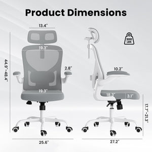 Ergonomic Office Chair with Headrest and Lumbar Support