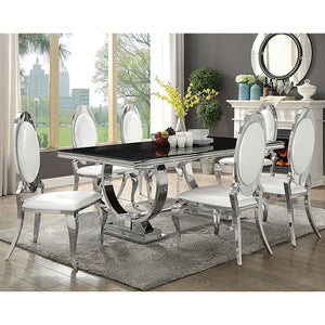 Chester - Upholstered Dining Side Chair (Set of 2) - Creamy White