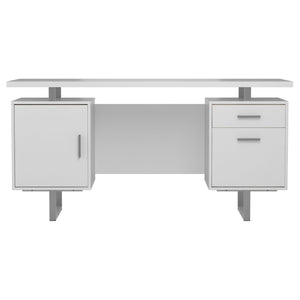 Jensen - 2 Drawer Desk - White