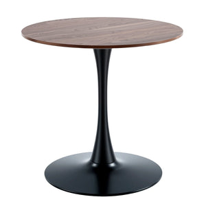 Mid-Century Tulip Table With Round Top and Pedestal Base