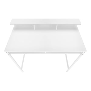 Computer Desk For Home Office, Standing, Storage Shelves, Laptop, Contemporary & Modern