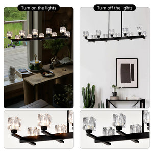 10-Light Chandelier for Dining Room