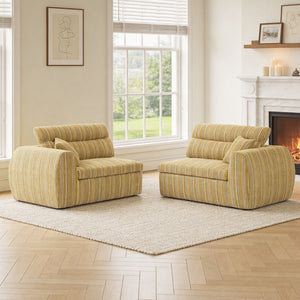 3 Seater, Couch With Throw Pillows For Living Room