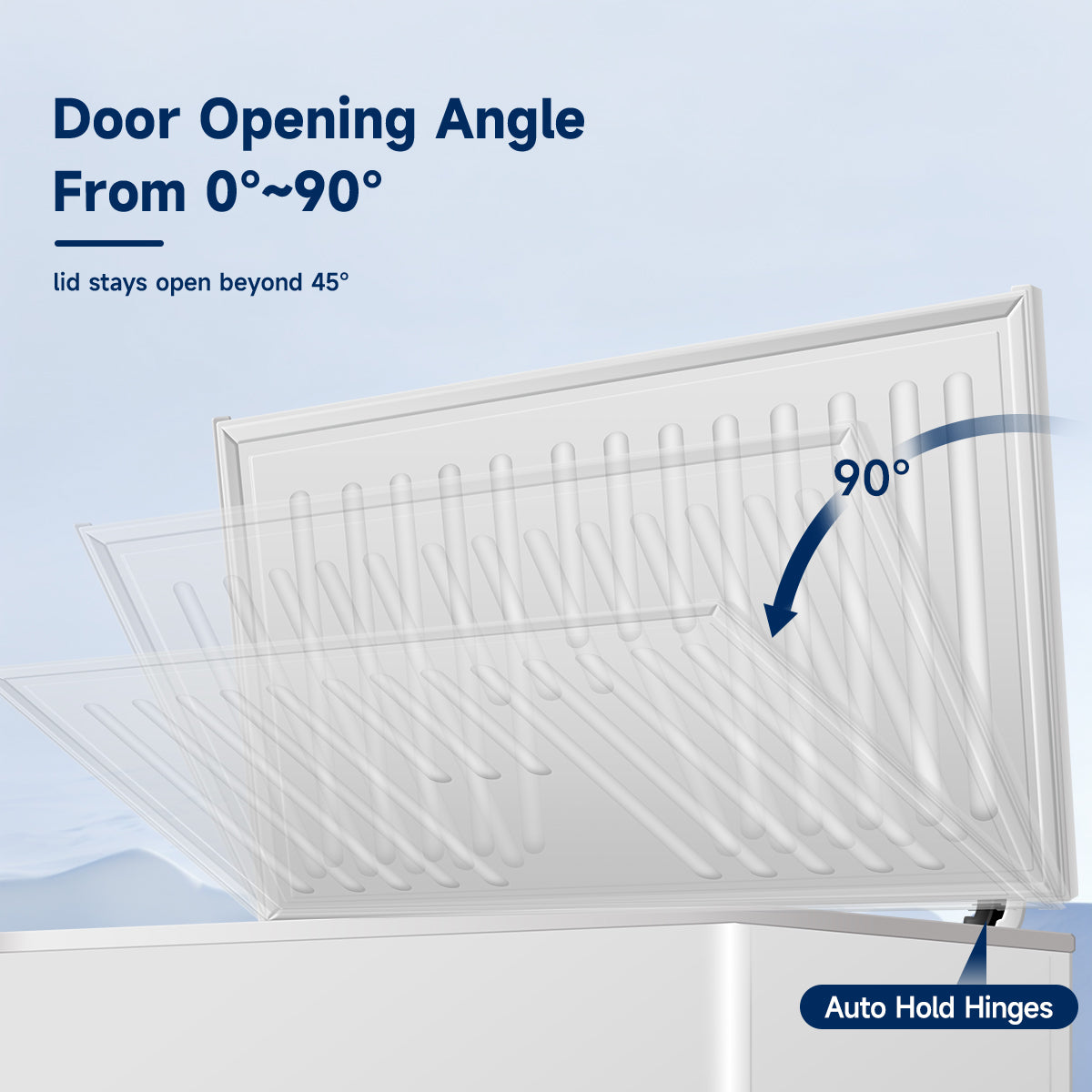 ORIKOOL 7.0 Cu.ft Chest Freezer