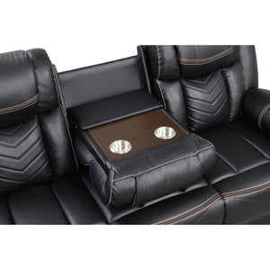 Challenger - LED Power Recliner Sofa