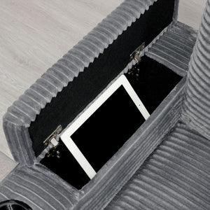 Convertible L Shaped Sectional Corner Couch With Armrest Storage Cup Holders USB Charger, Irregular Corner Oversized Comfy Modular Sofa