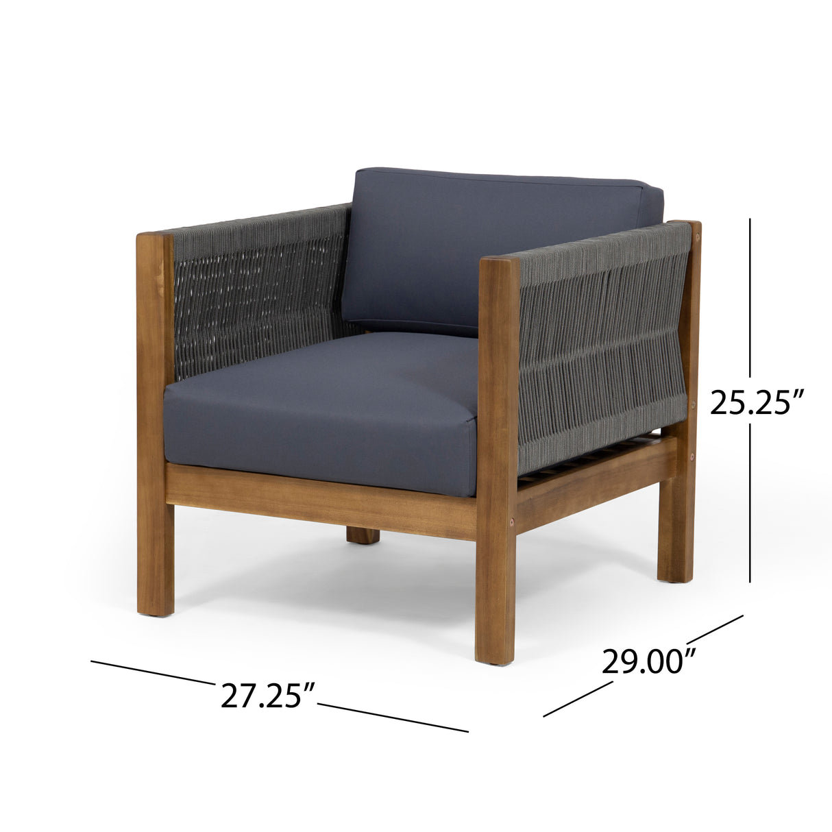 Laurel Outdoor Club Chair Set of 2