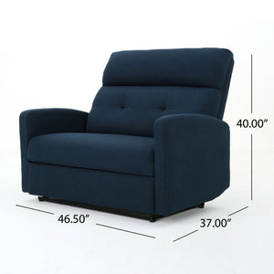 Alma - Contemporary Upholstered Loveseat Recliner - Best Buy Furniture