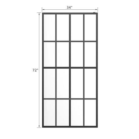 Shower Door Walk - Black