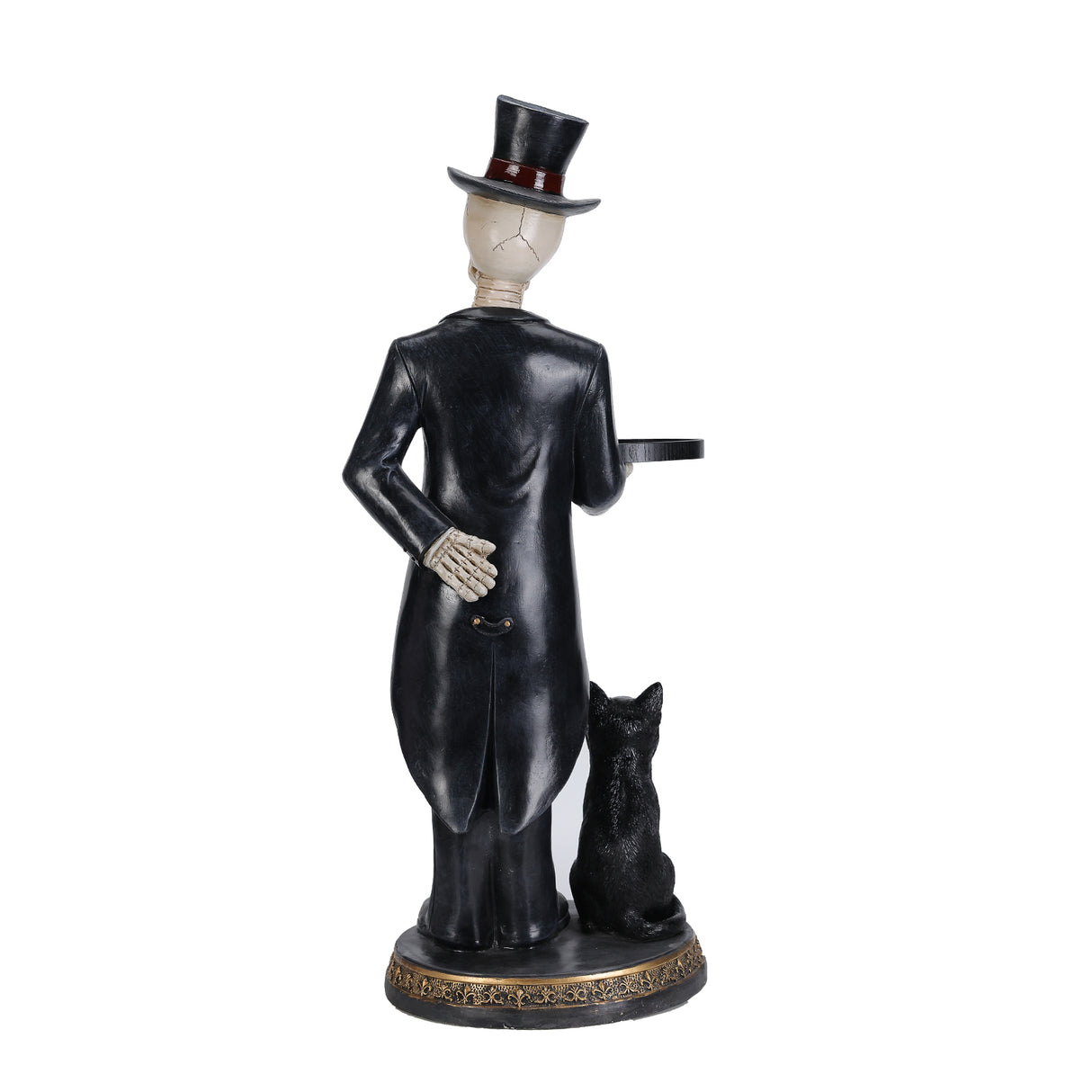 Halloween Skeleton Butler Floor Statue