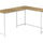 Computer Desk, Home Office, Corner, L Shape, Laptop, Marble Look Contemporary & Modern - Best Buy Furniture