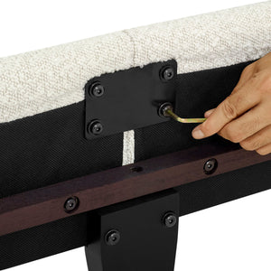 Upholstered Headboard Platform Bed
