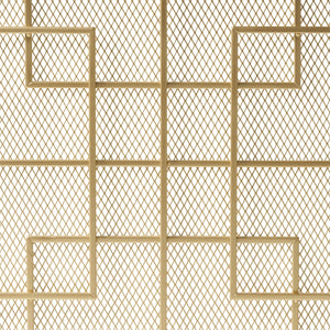 Dorothy Modern Single Panel Iron Fire Screen