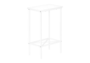 Accent Side Table, Narrow, Small, 2 Tier, Contemporary & Modern