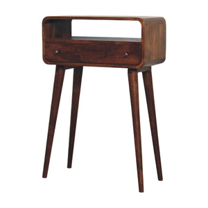 Solid Wood Chestnut Nordic Style Console Table
