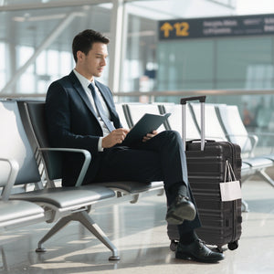 HIFINE TOURIST 20"/24"/28" 3-Piece Luggage Set in Dark Gray
