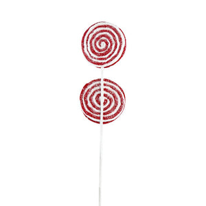 19x7" Iced Lollipop Spray - Set of 6