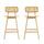 Bari - Indoor Wood Barstool (Set of 2) - Best Buy Furniture