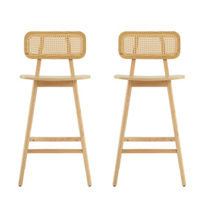 Bari - Indoor Wood Barstool (Set of 2) - Best Buy Furniture