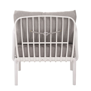 Outdoor Patio Club Chair, Waterproof Thick Cushion Deep Seating