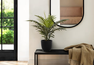 20" Tall, Artificial Plant, Palm, Indoor, Faux, Fake, Table, Greenery, Potted, Real Touch, Decorative - Green / Black - Best Buy Furniture